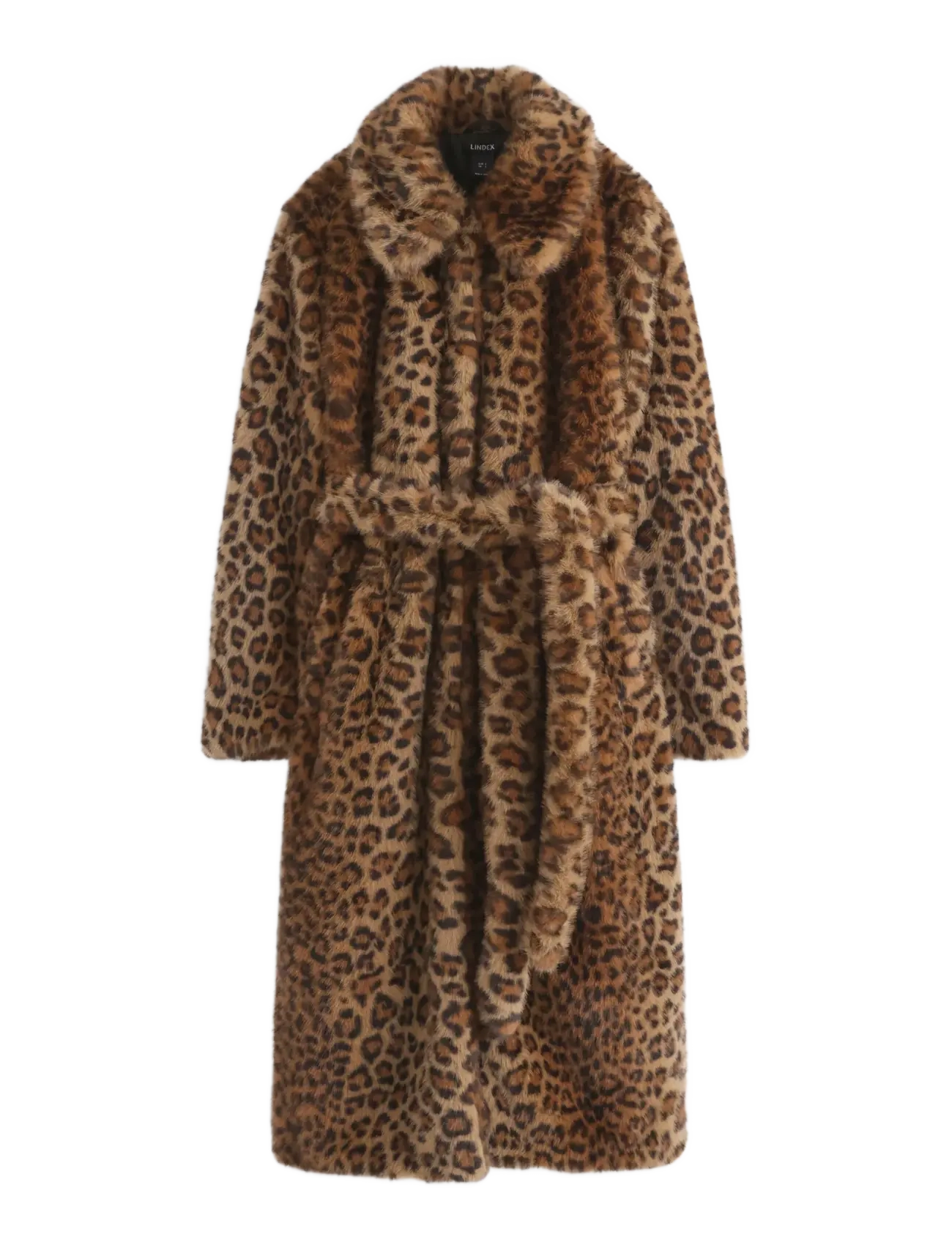 Lindex - Coat in faux fur - kunstpelz - camel - 1