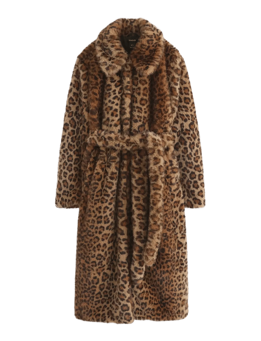 Lindex - Coat in faux fur - kunstpelz - camel - 1
