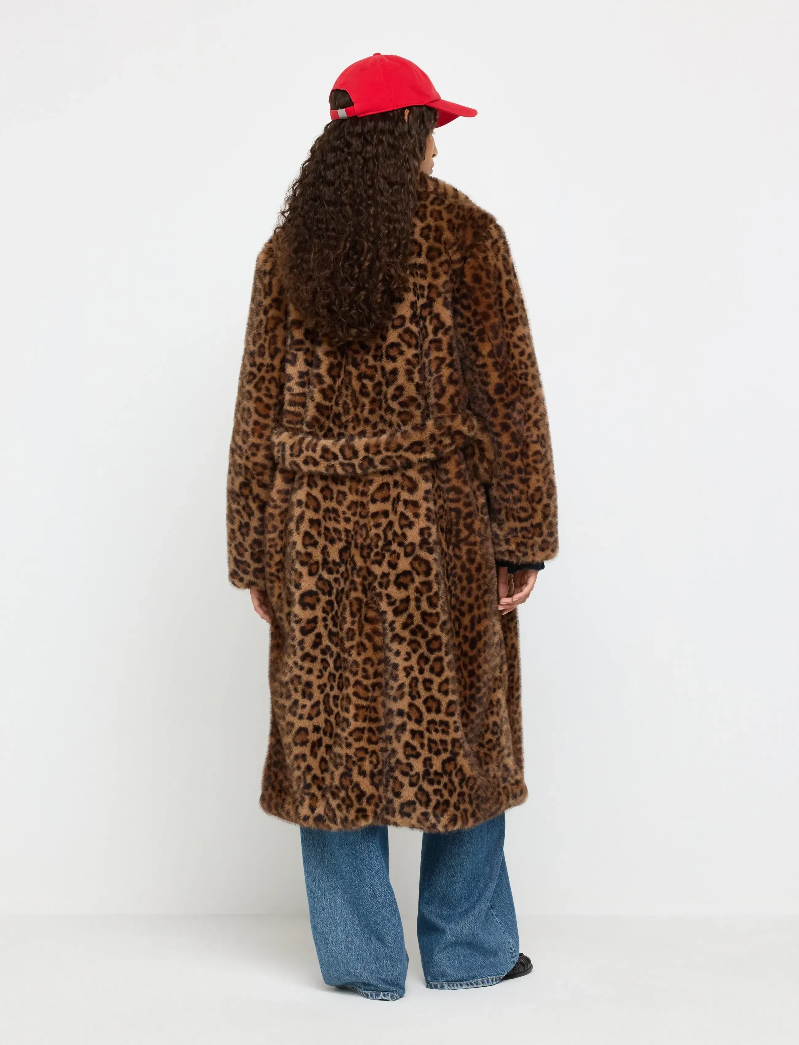 Lindex - Coat in faux fur - kunstpelz - camel - 3