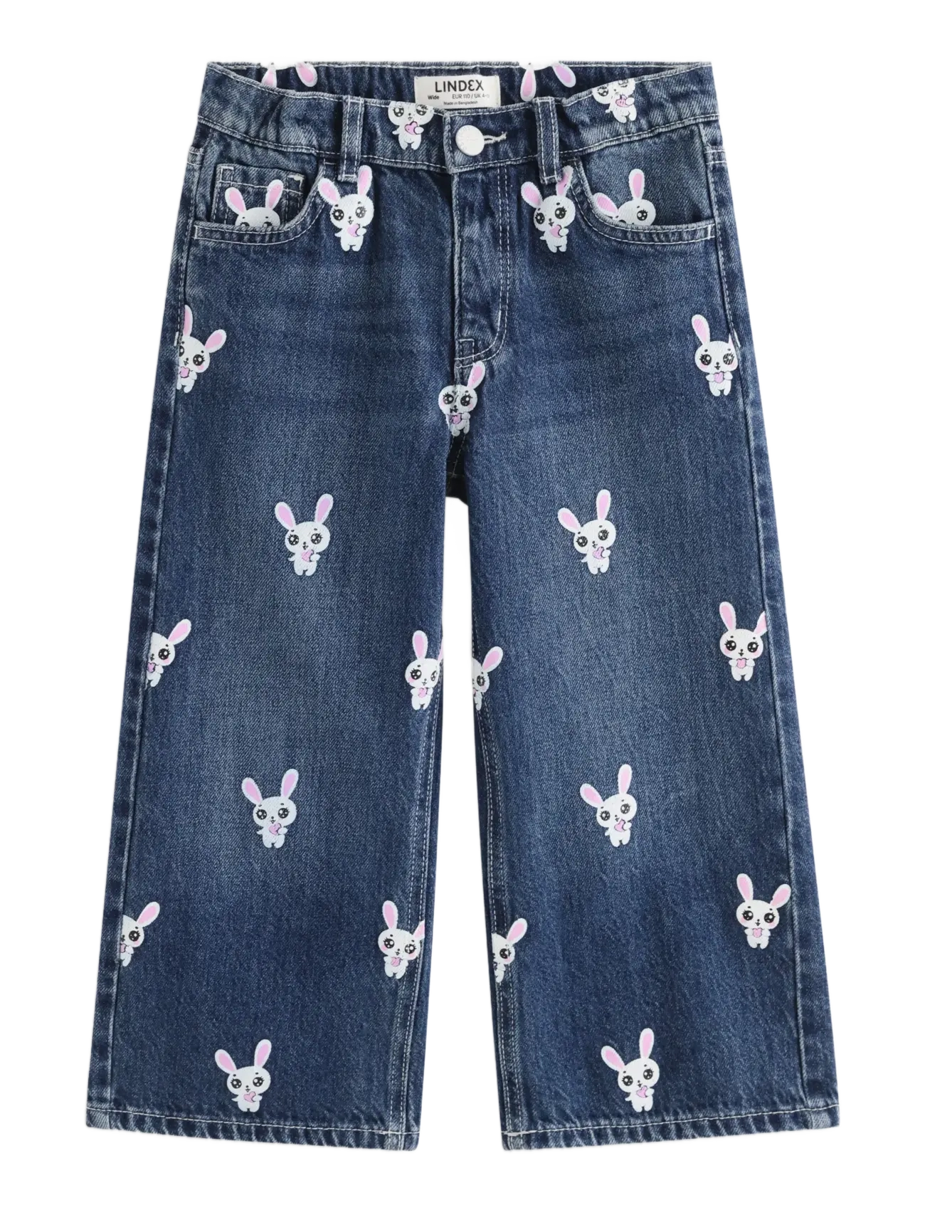 Lindex Wide jeans with regular waist - Kleidung - DENIM BLUE / blue