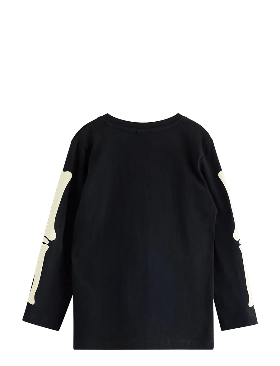 Lindex - Top with glow in the dark motif - langærmede t-shirts - black - 1