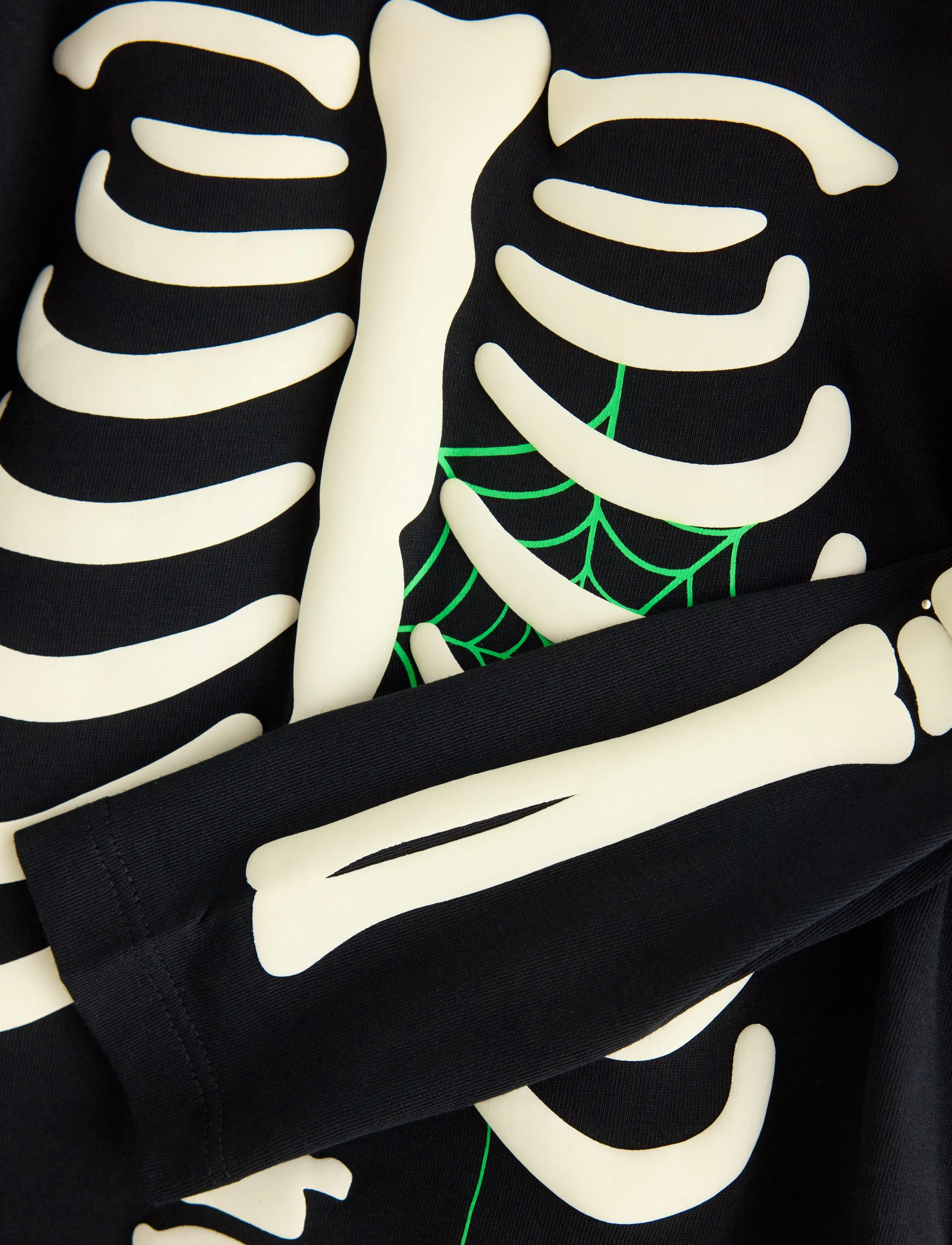 Lindex - Top with glow in the dark motif - langærmede t-shirts - black - 2