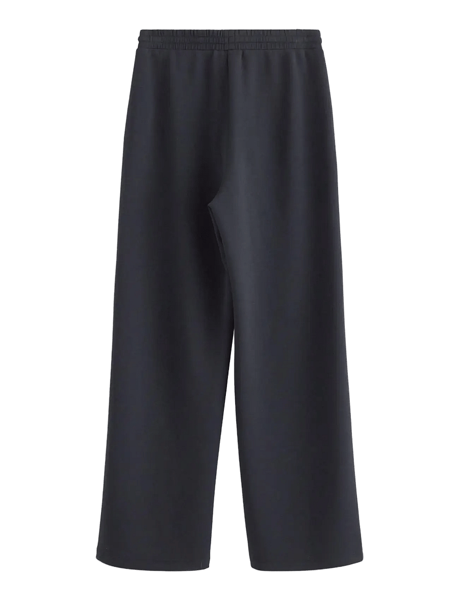 Lindex - Super soft jersey trousers - hosen mit weitem bein - dark dusty blue - 2