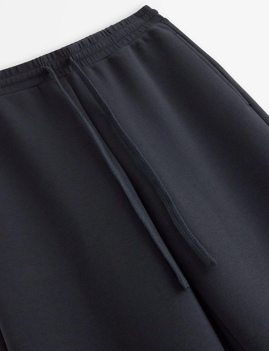 Lindex - Super soft jersey trousers - hosen mit weitem bein - dark dusty blue - 5