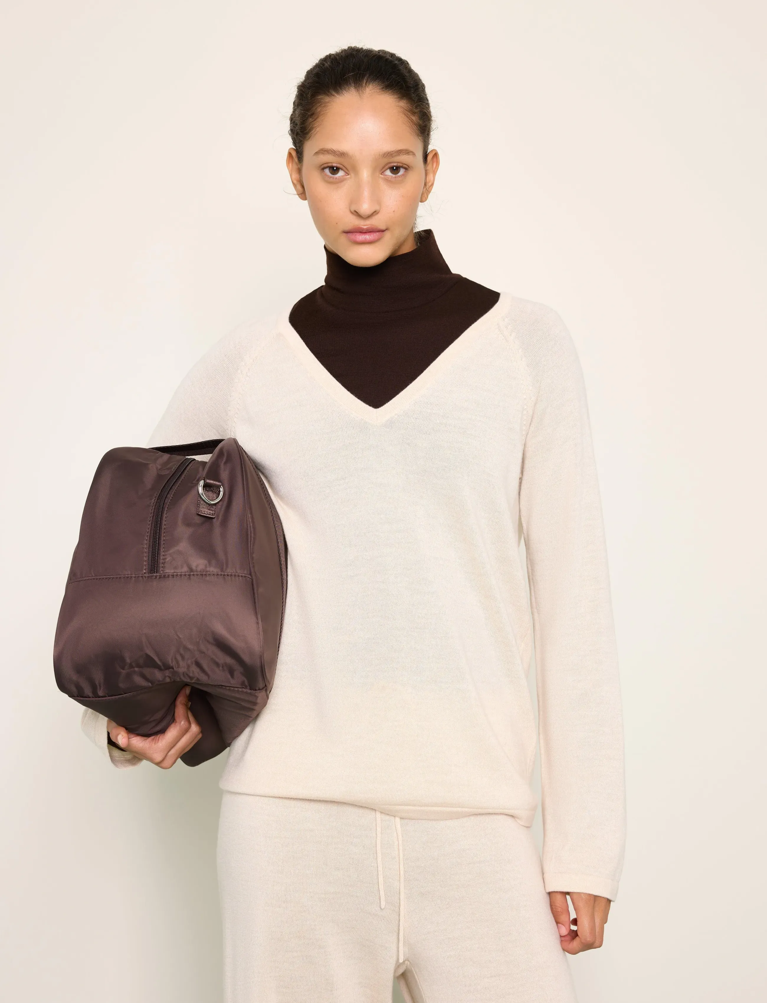 Lindex Fine-knit jumper in merino wool - Strickmode - LIGHT BEIGE / beige