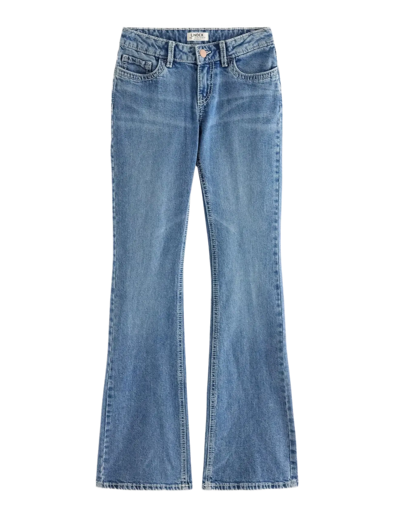 Lindex FREJA Flared leg jeans with longer leg - Püksid - DENIM / blue