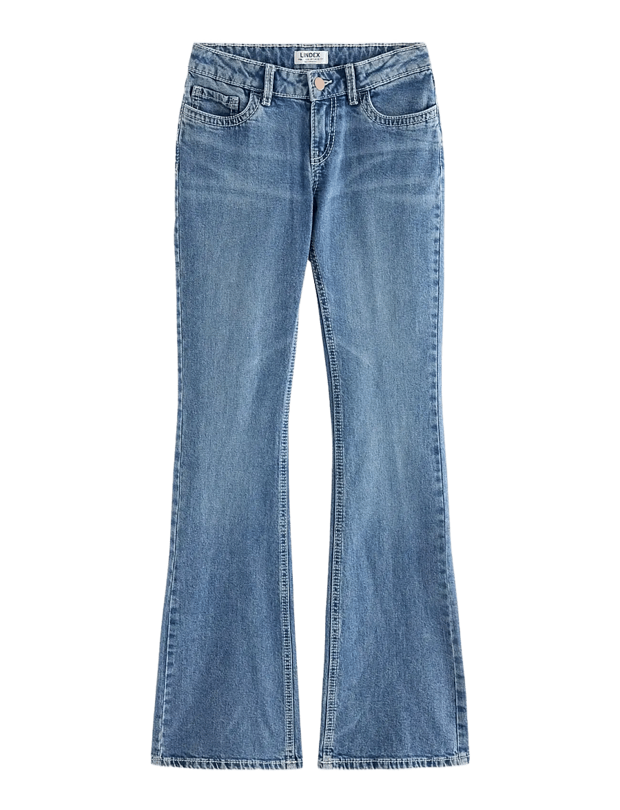 Lindex - FREJA Flared leg jeans with longer leg - denim - 0