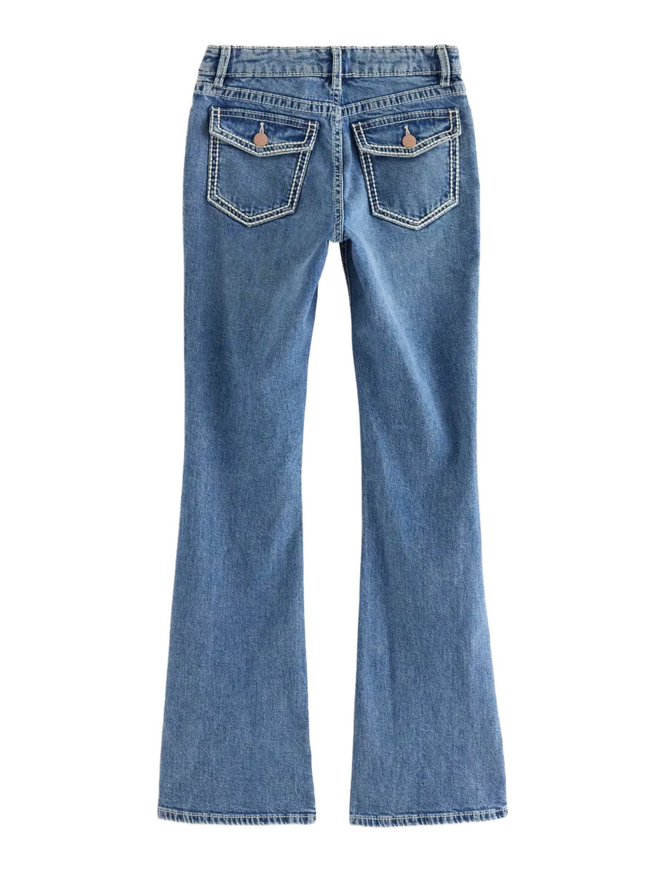 Lindex - FREJA Flared leg jeans with longer leg - denim - 1
