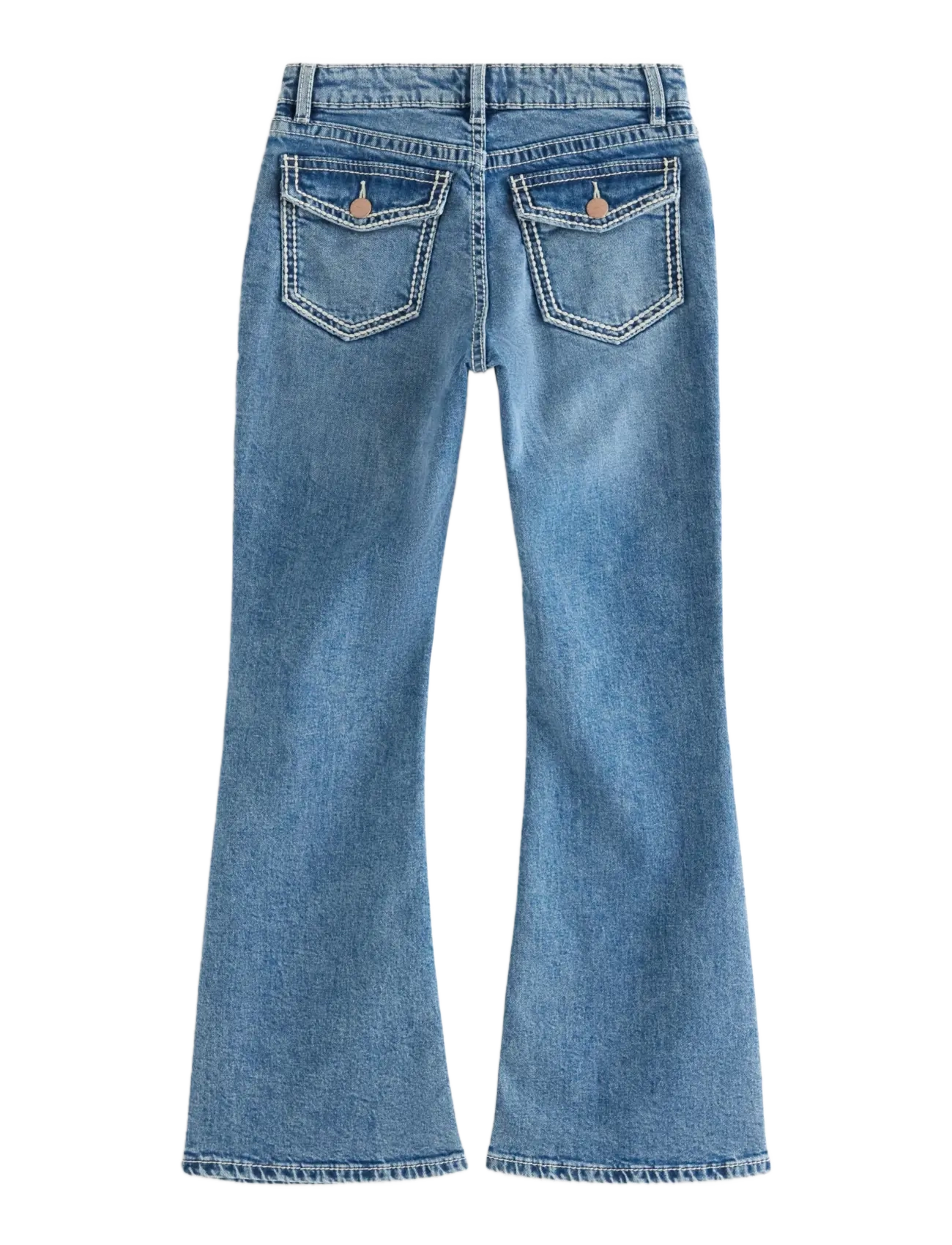 Lindex - FREJA Flared leg jeans with shorter leg - bootcut jeans - denim - 1
