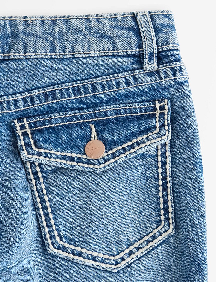 Lindex - FREJA Flared leg jeans with shorter leg - bootcut jeans - denim - 2