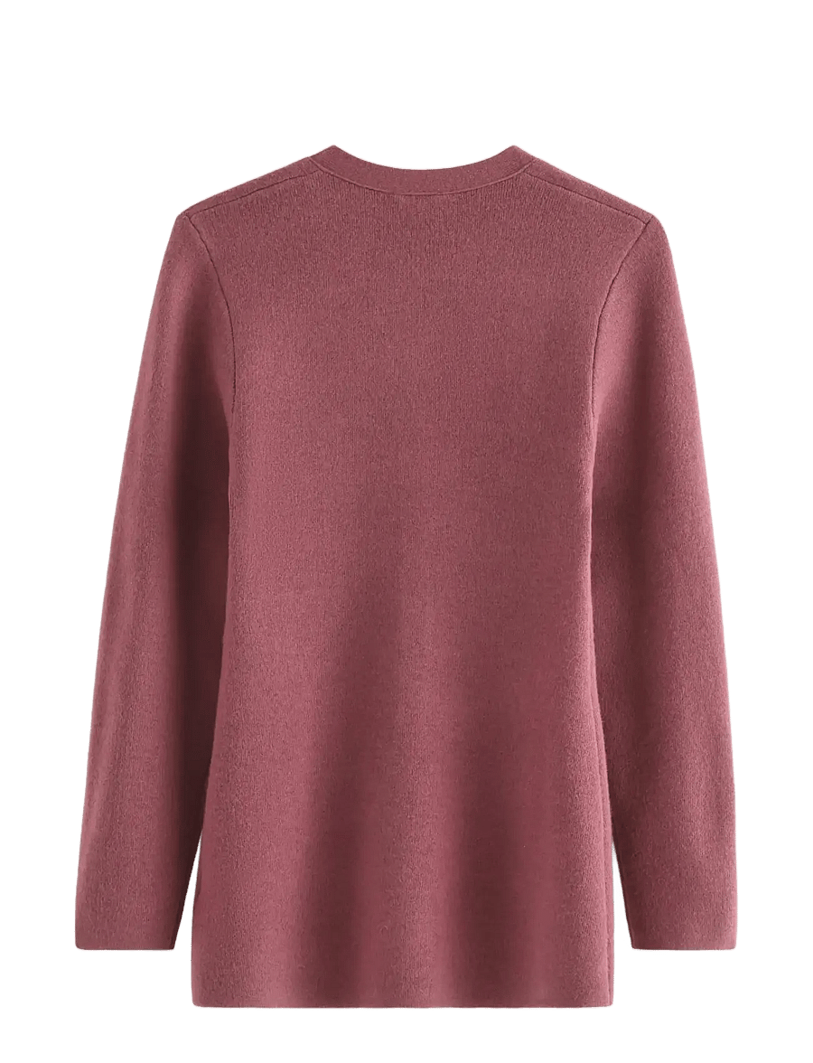 Lindex - Figure fit cardigan - cardigans - dark dusty lilac - 2