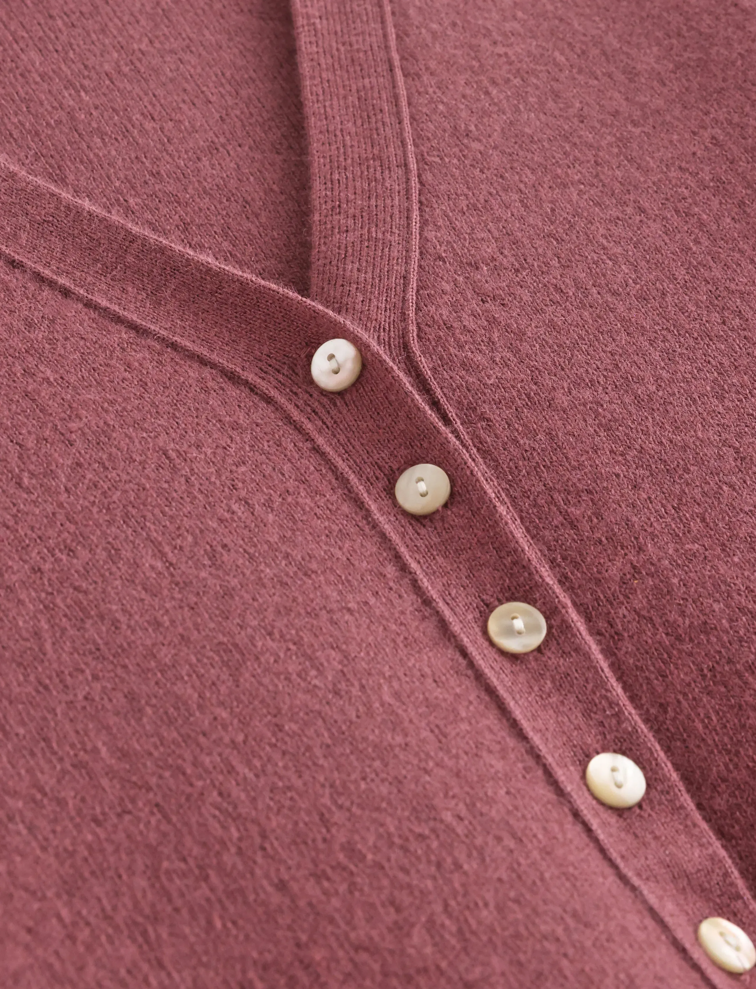 Lindex - Figure fit cardigan - dark dusty lilac - 5