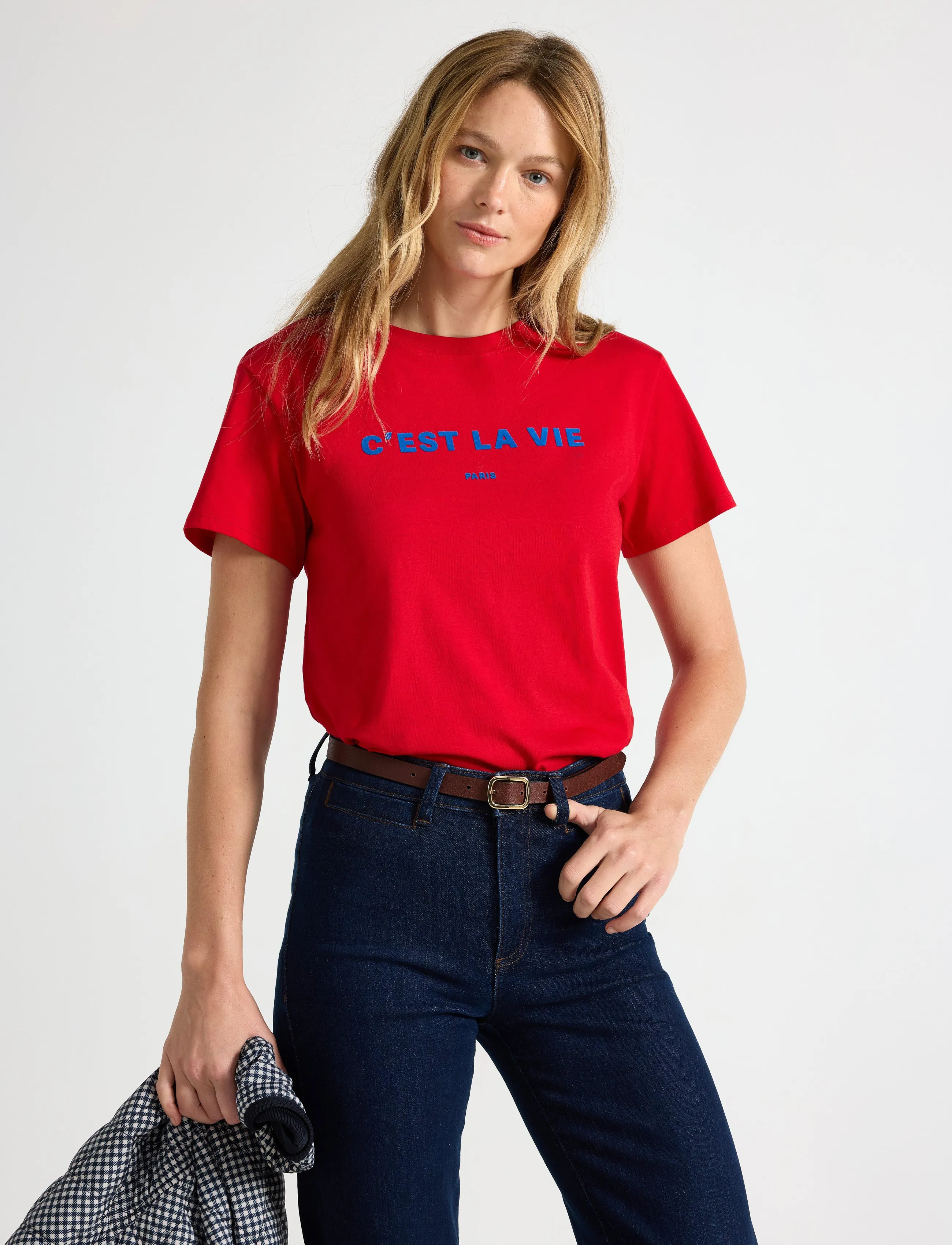 Lindex T-shirt - Lindex - RED / red