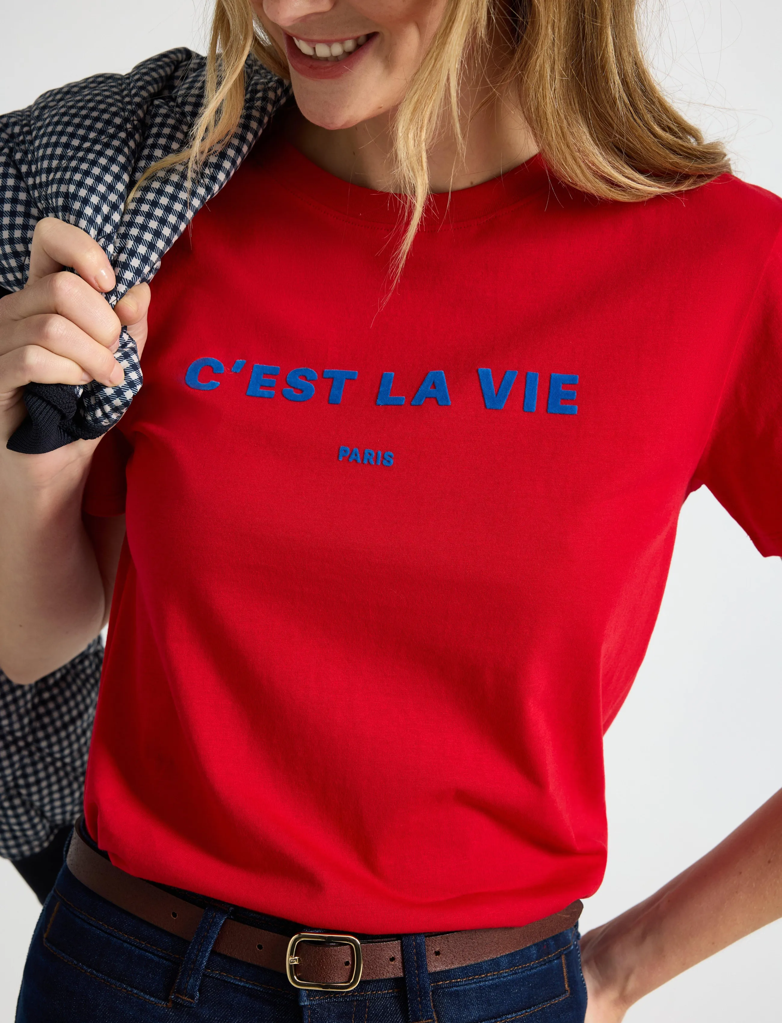 Lindex - T-shirt - t-shirts - red - 4