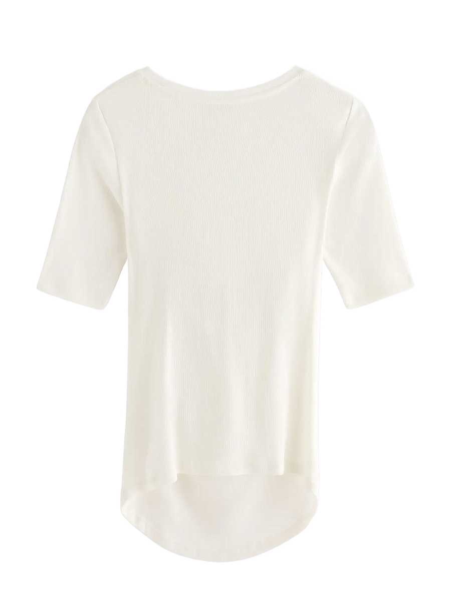 Lindex - MOM wrap nursing top - Överdelar - off white - 1