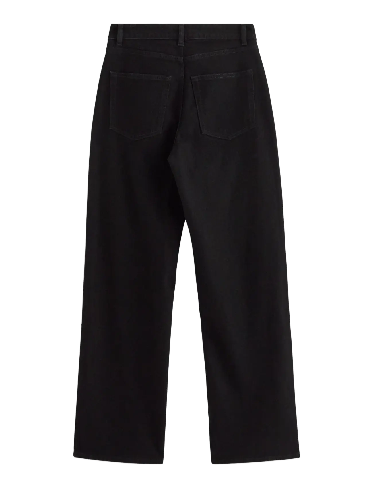 Lindex - Straight jeans with rhinestones - black denim - 1