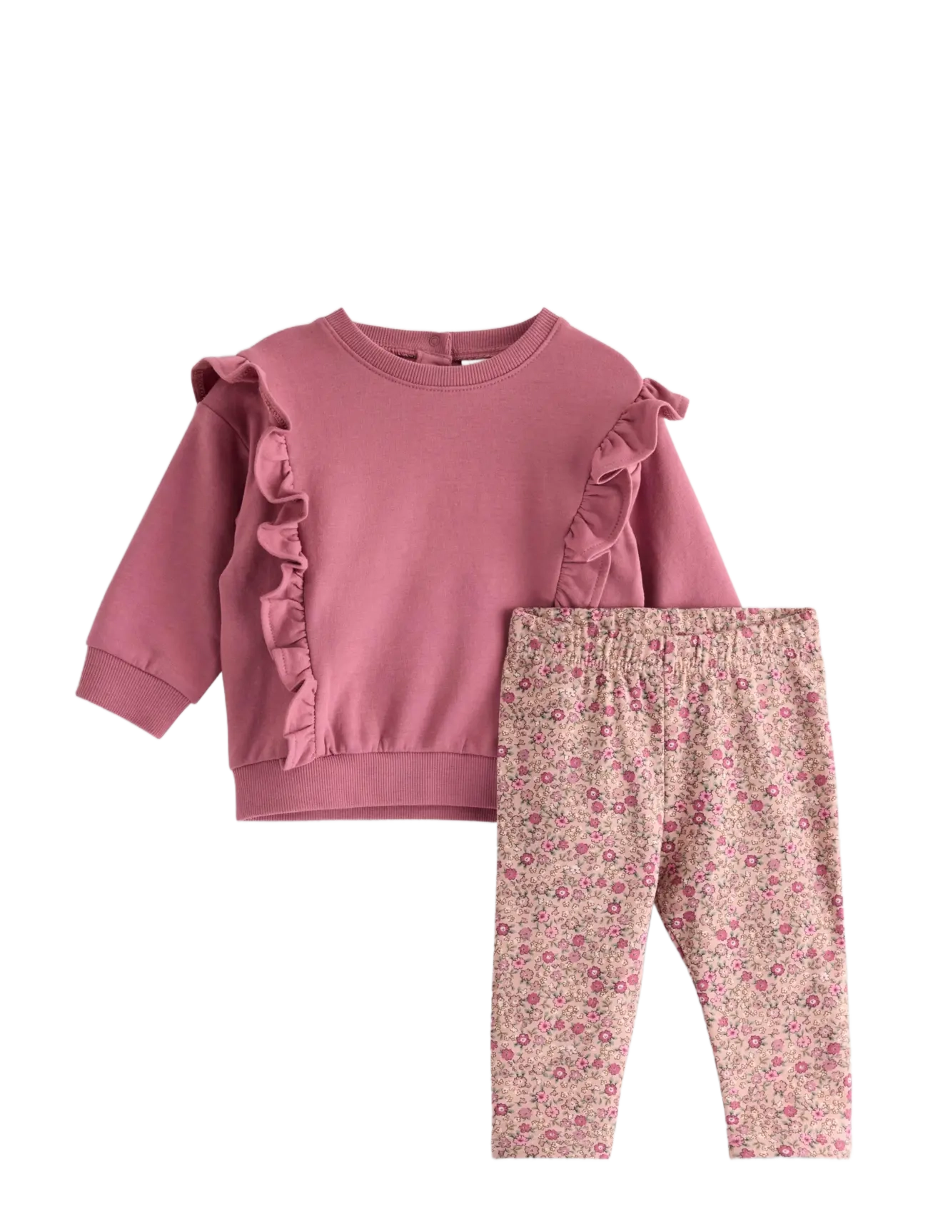 Lindex Set with sweatshirt and leggings - Sets - DUSTY PINK / pink/rose