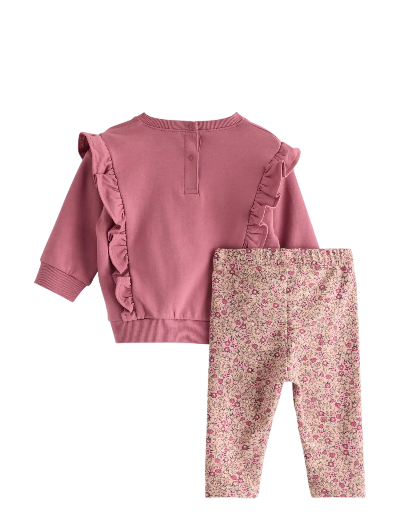 Lindex - Set with sweatshirt and leggings - sets mit langärmeligem t-shirt - dusty pink - 1
