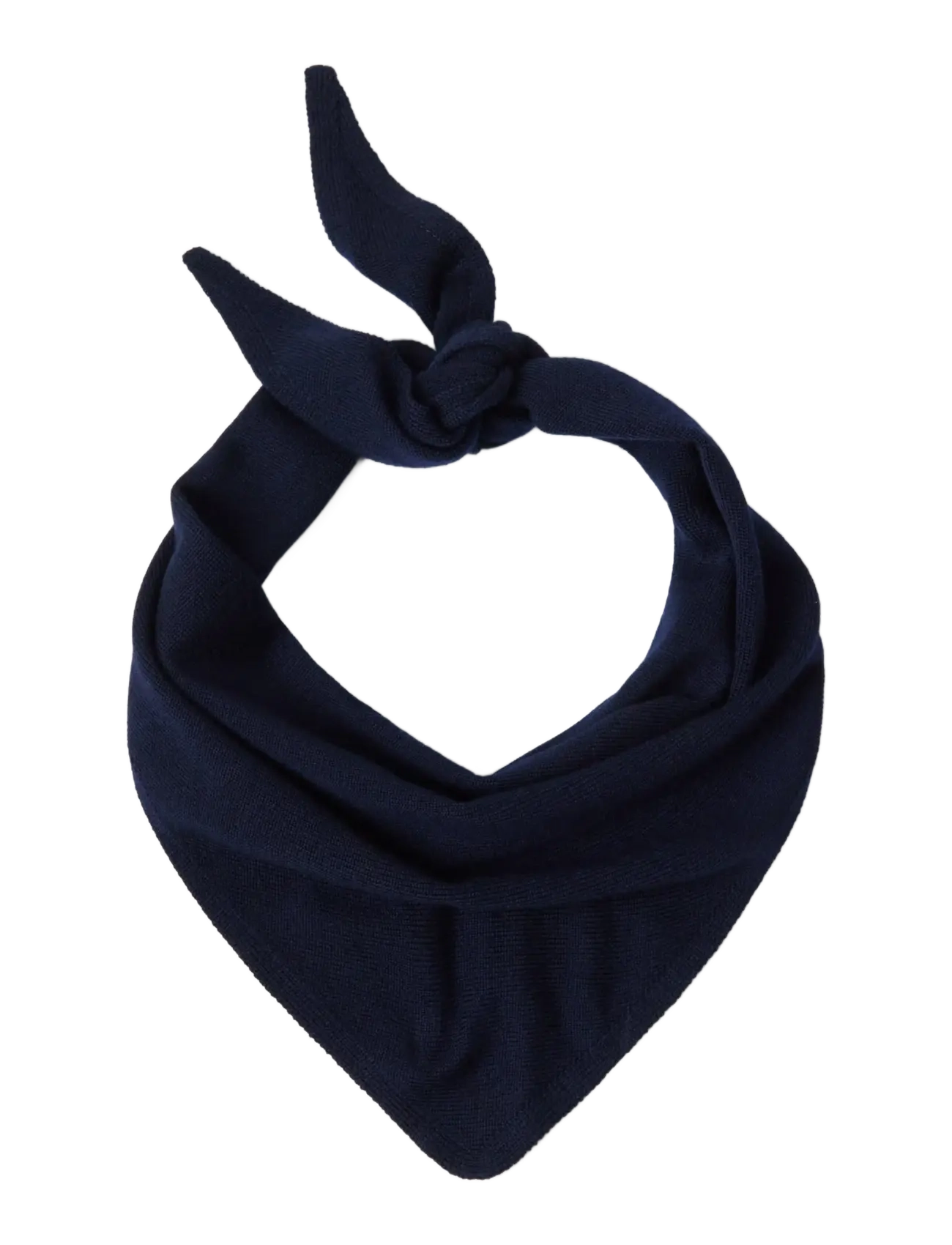 Lindex Triangle scarf in merino wool - Aksessuaarid - DARK BLUE / navy