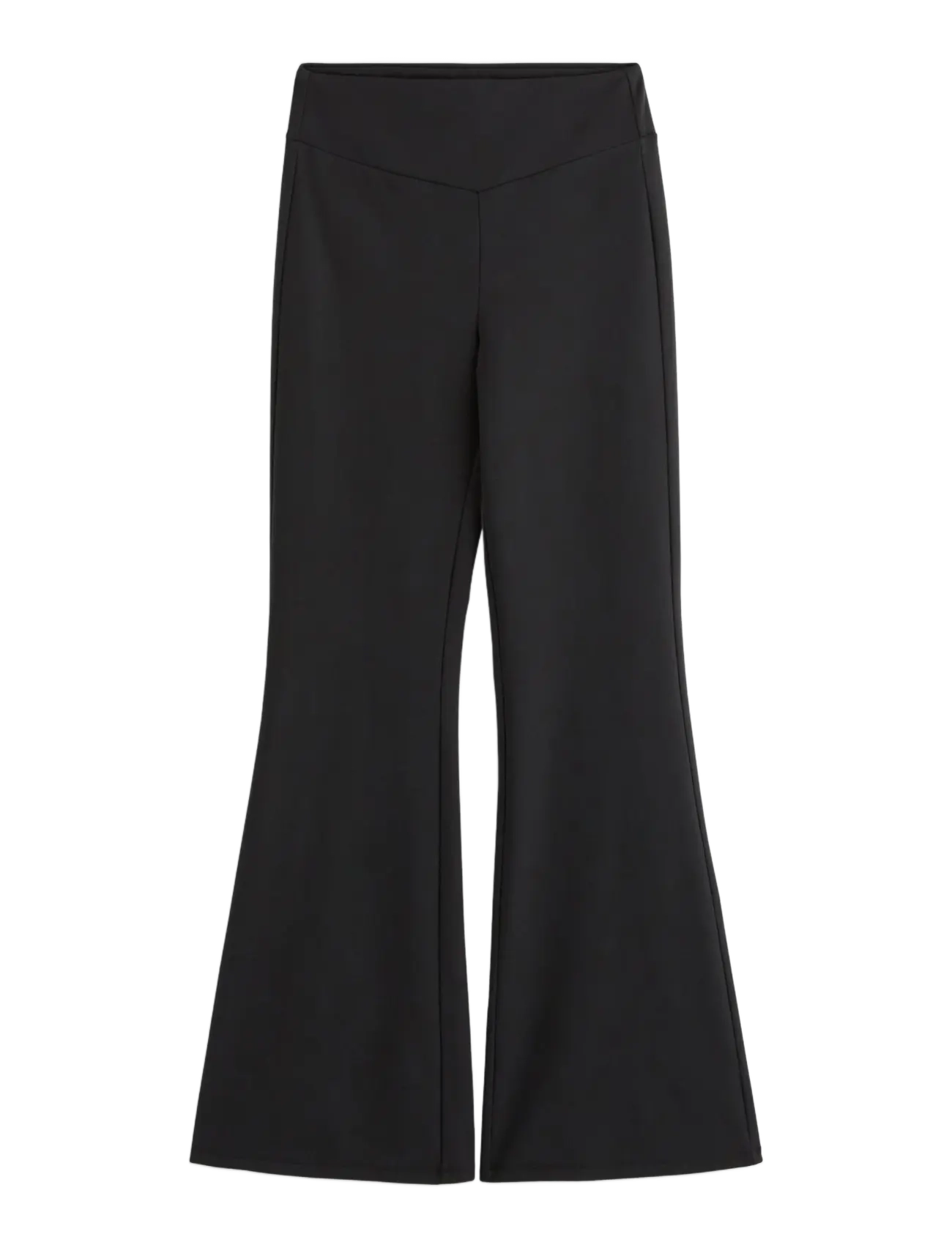 Lindex Flared leggings - Tøj - BLACK / black