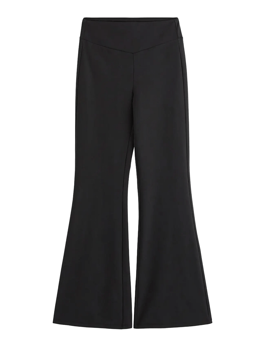 Lindex - Flared leggings - leggings - black - 1