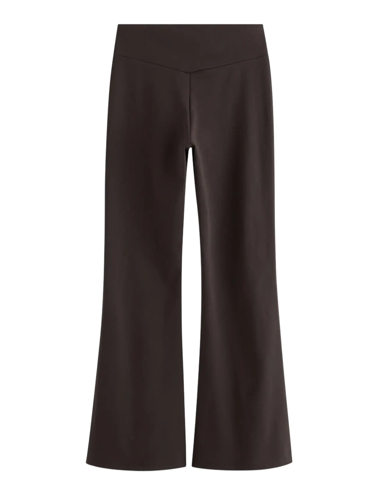 Lindex - Flared leggings - retuusid - dark brown - 2