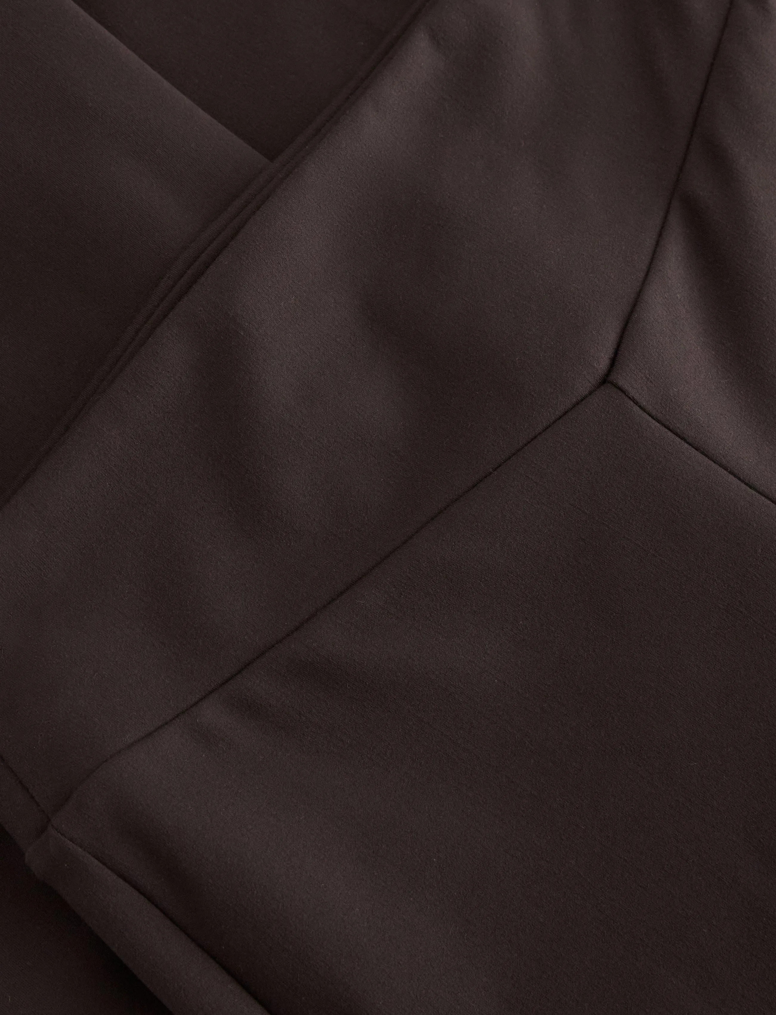 Lindex - Flared leggings - retuusid - dark brown - 5