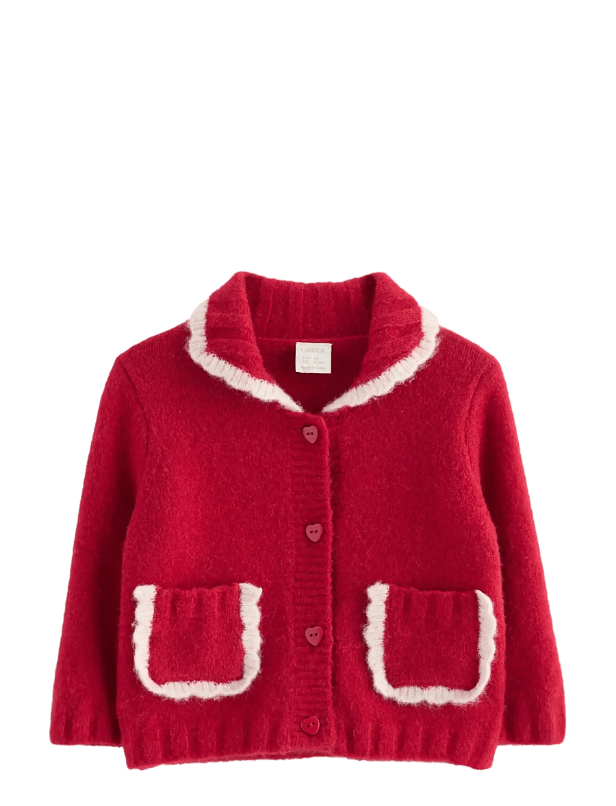 Lindex - Cardigan - cardigans - dark dusty red - 0