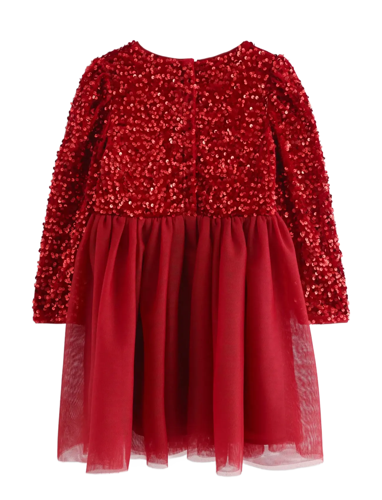 Lindex - Dress with sequins - partykleider - dark dusty red - 1