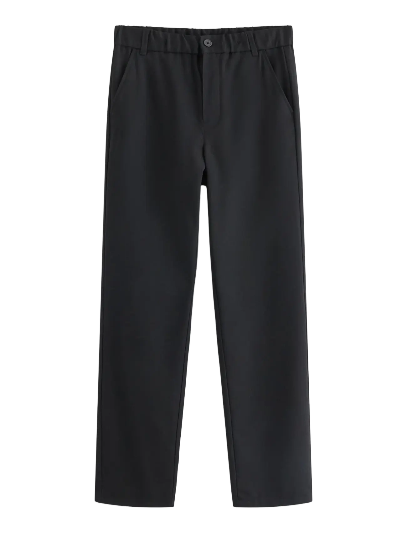 Lindex Flannel trousers - Kleidung - BLACK / black