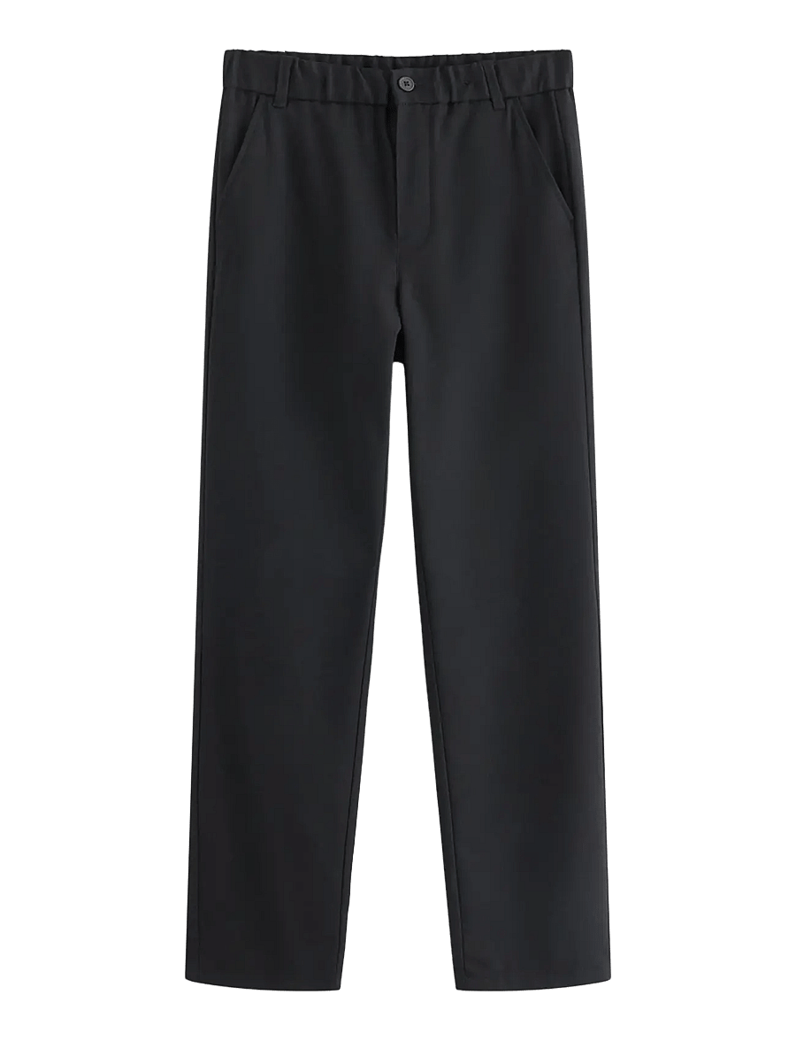 Lindex - Flannel trousers - einkaufen nach alter von - black - 0