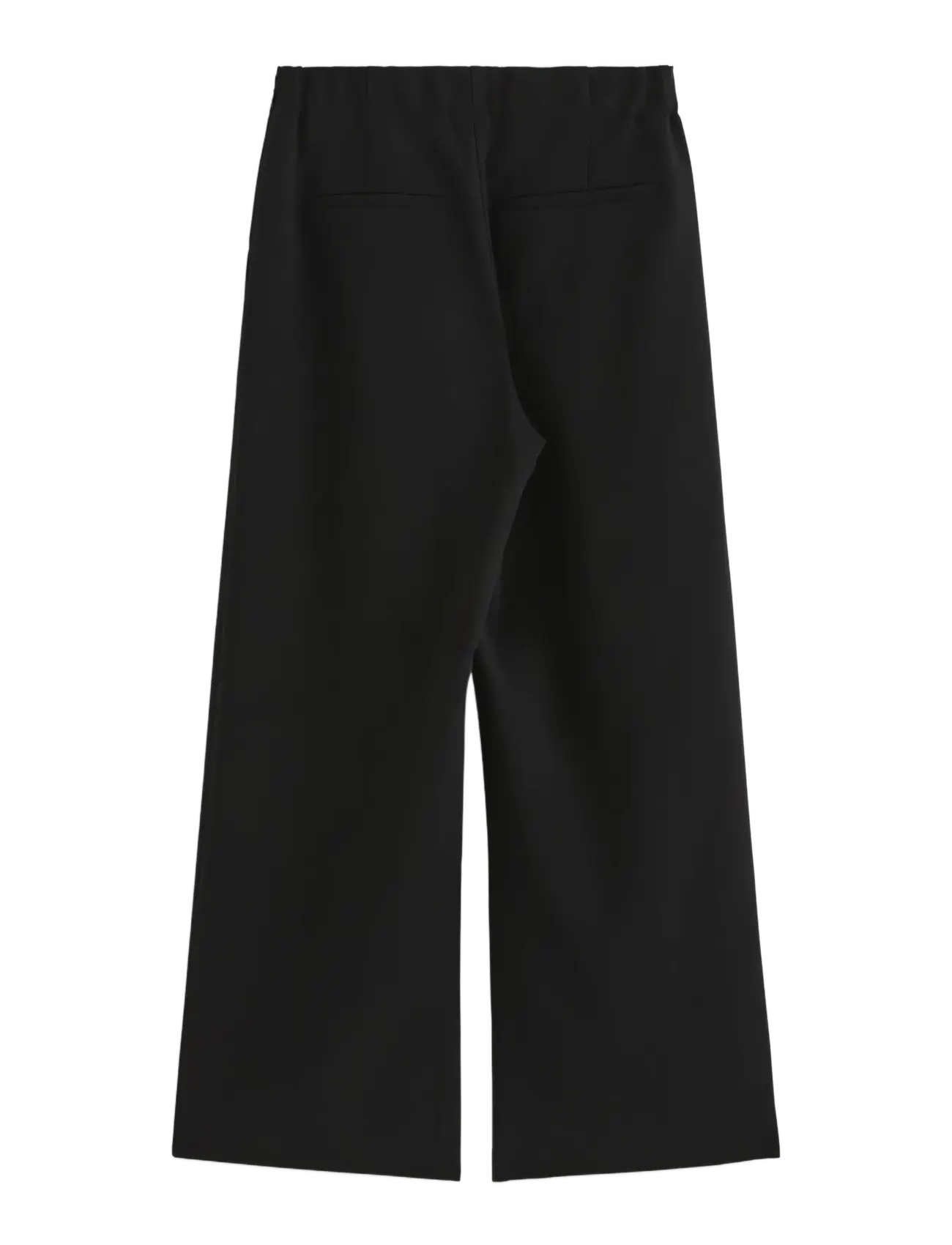 Lindex - Wide trousers with pleats - black - 2