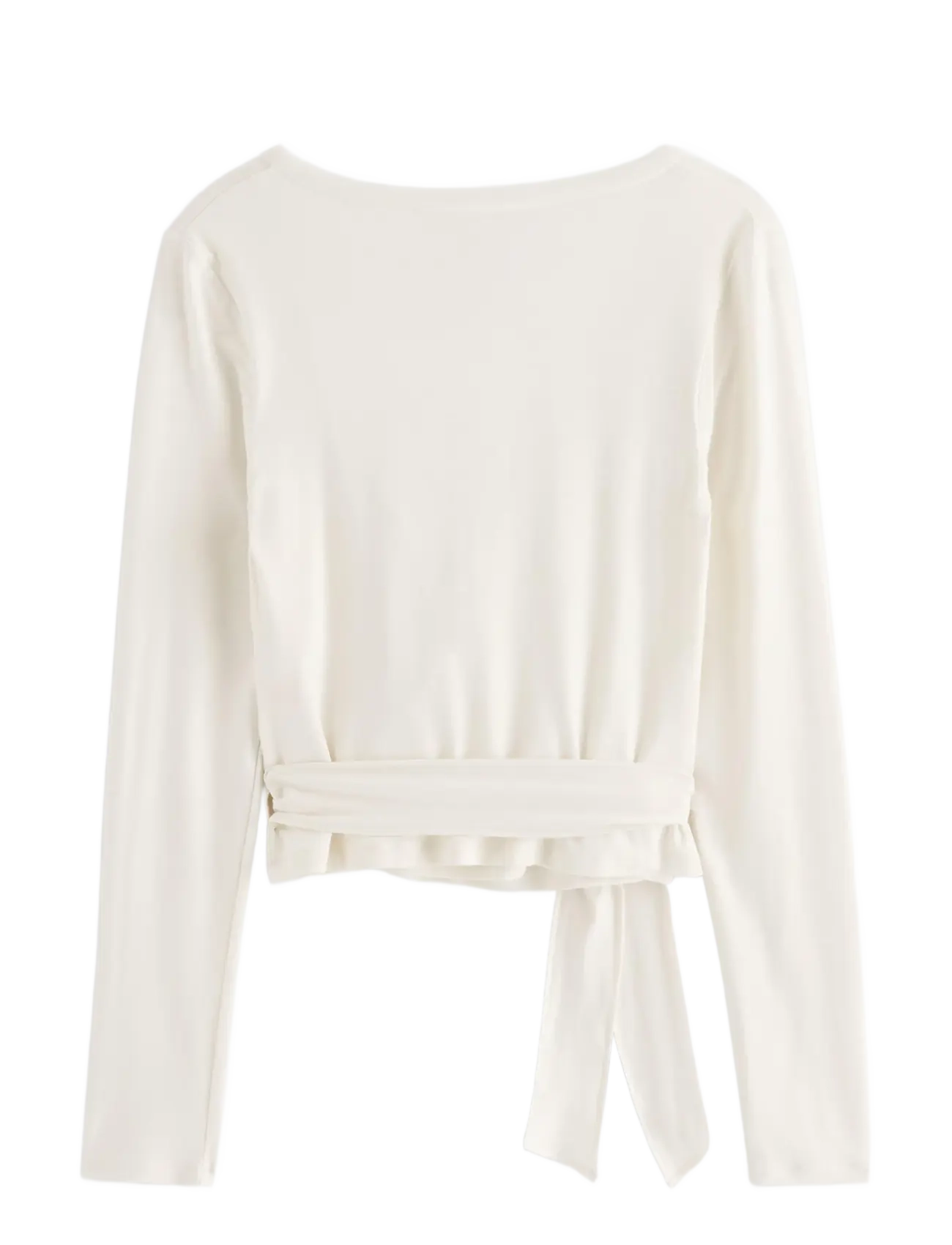 Lindex - Long-sleeved wrap top - pikkade varrukatega topid - off white - 2