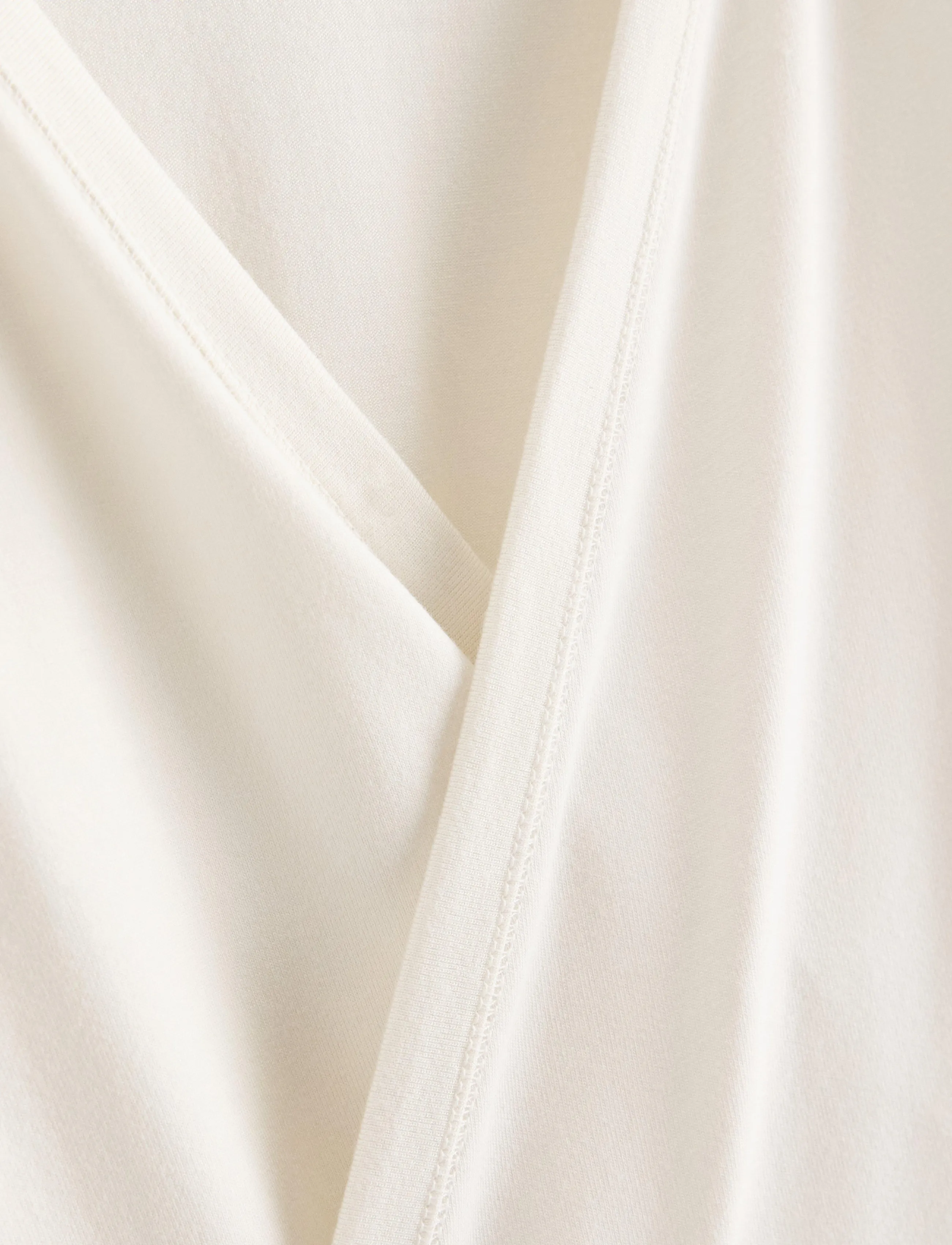Lindex - Long-sleeved wrap top - pikkade varrukatega topid - off white - 5