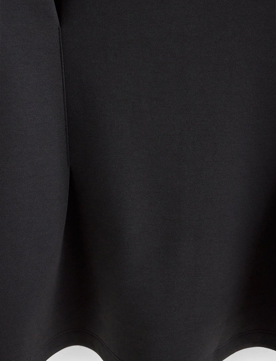 Lindex - Short-sleeved top in sturdy material - t-shirts - black - 5