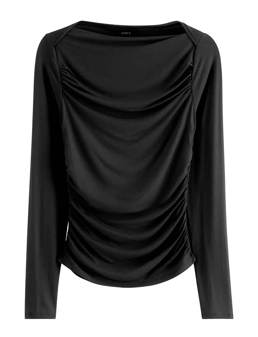 Lindex - Long-sleeved top - black - 1
