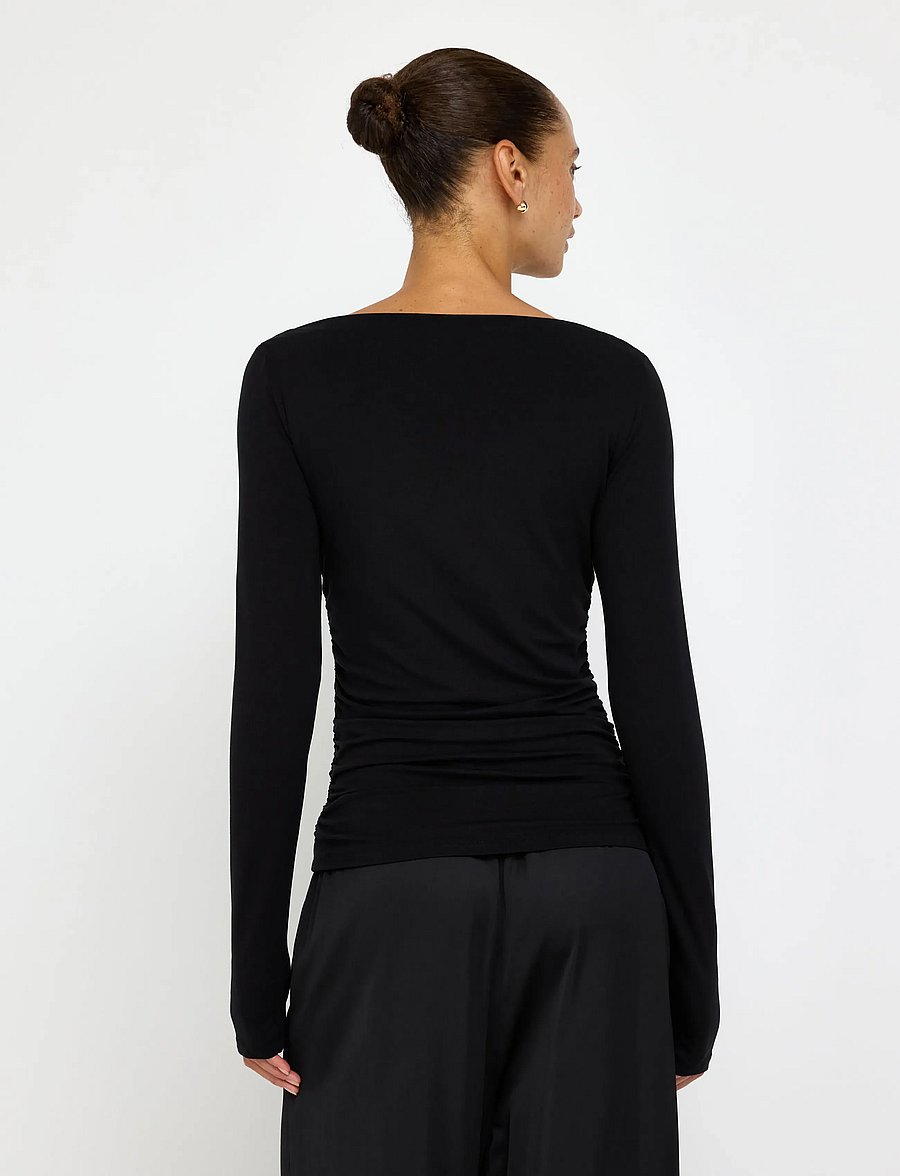Lindex - Long-sleeved top - black - 3