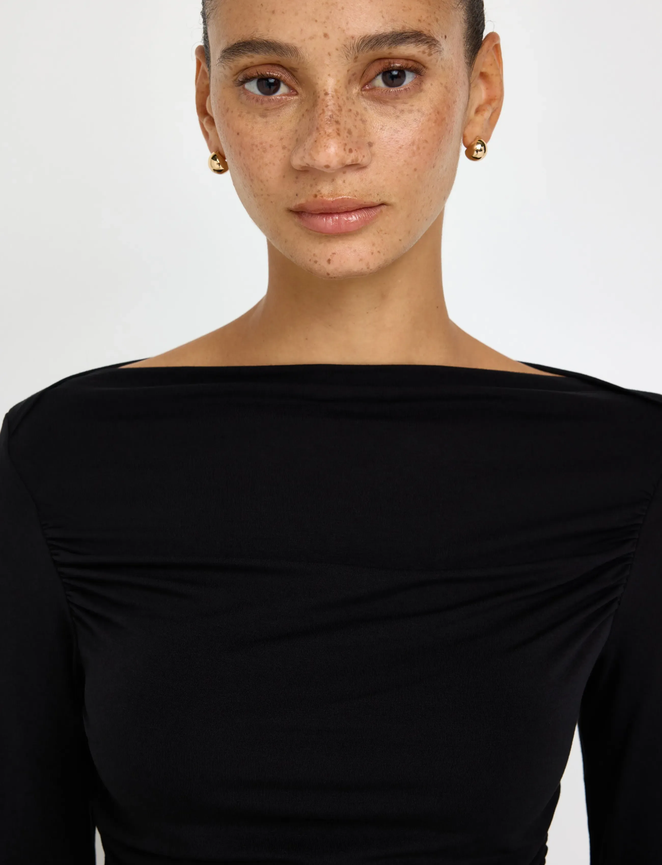 Lindex - Long-sleeved top - black - 4