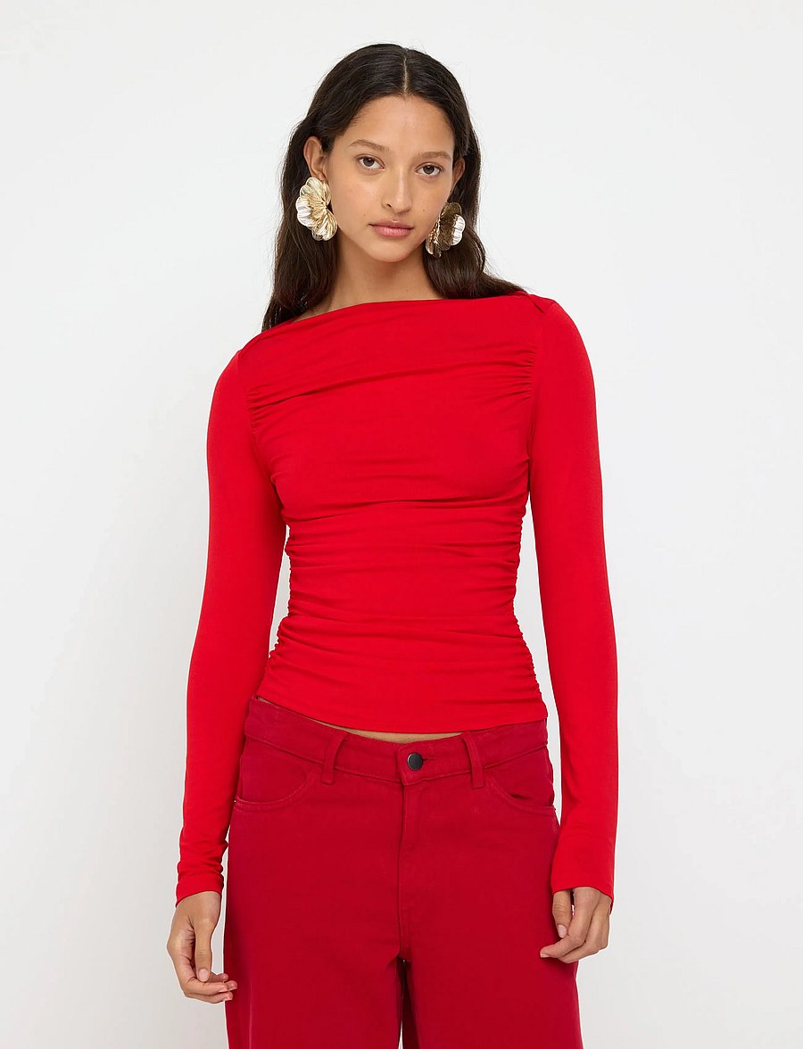 Lindex - Long-sleeved top - pikkade varrukatega topid - red - 0