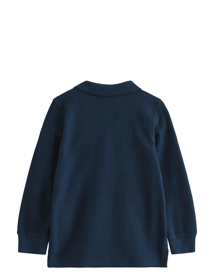 Lindex - Long-sleeved polo shirt - langärmelig poloshirt - dark blue - 2