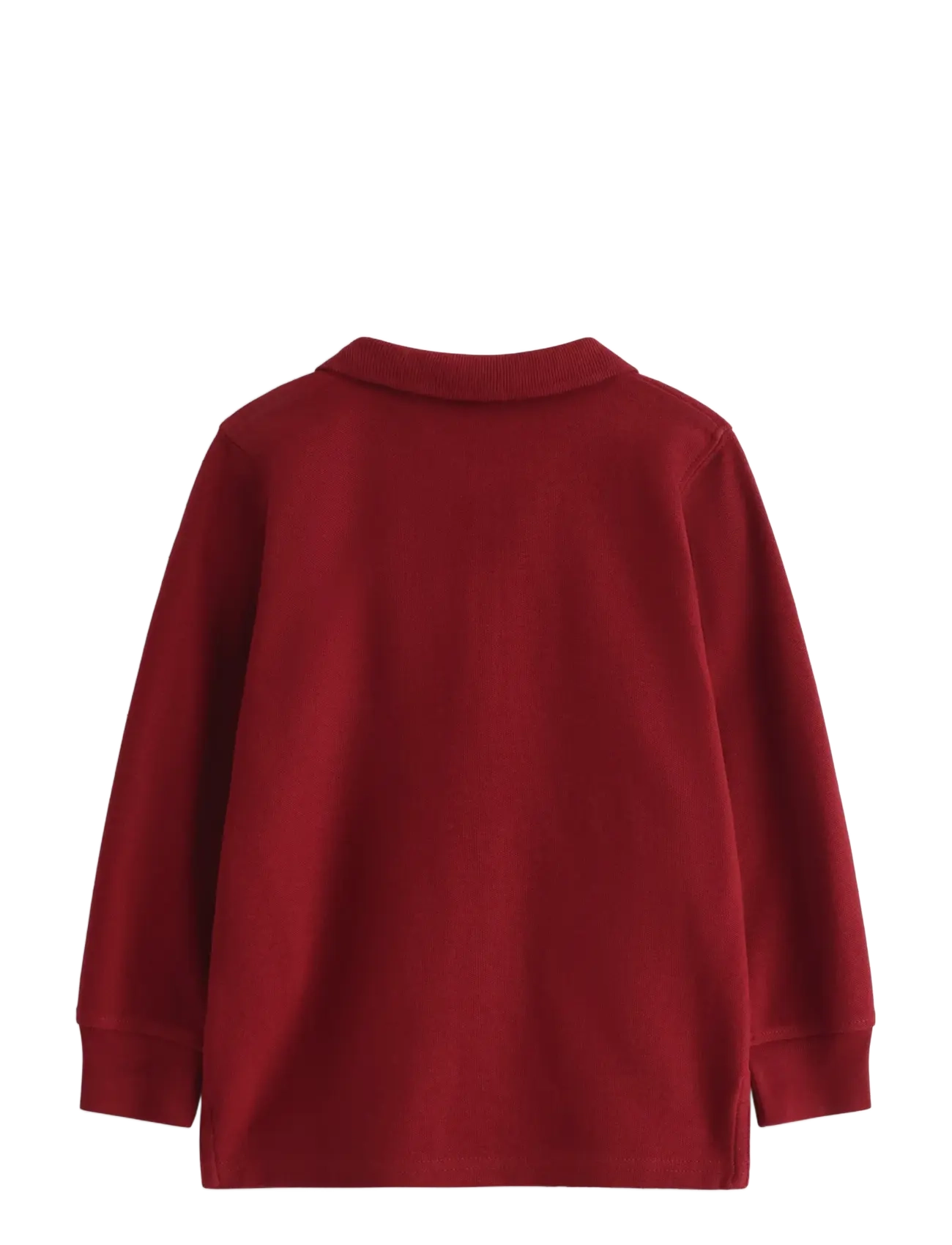 Lindex - Long-sleeved polo shirt - dark dusty red - 2