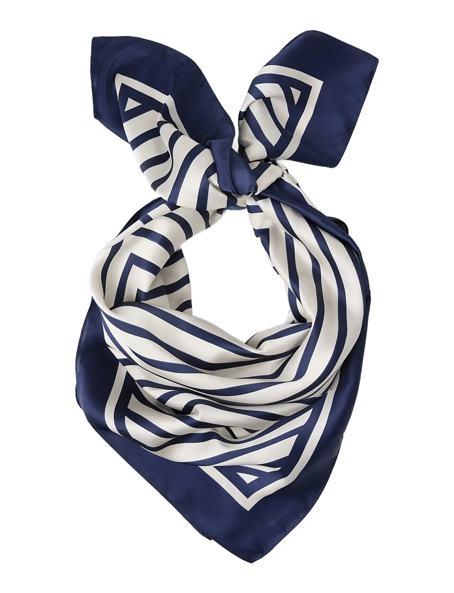 Lindex - Scarf in satin - modetrends - dark blue - 0