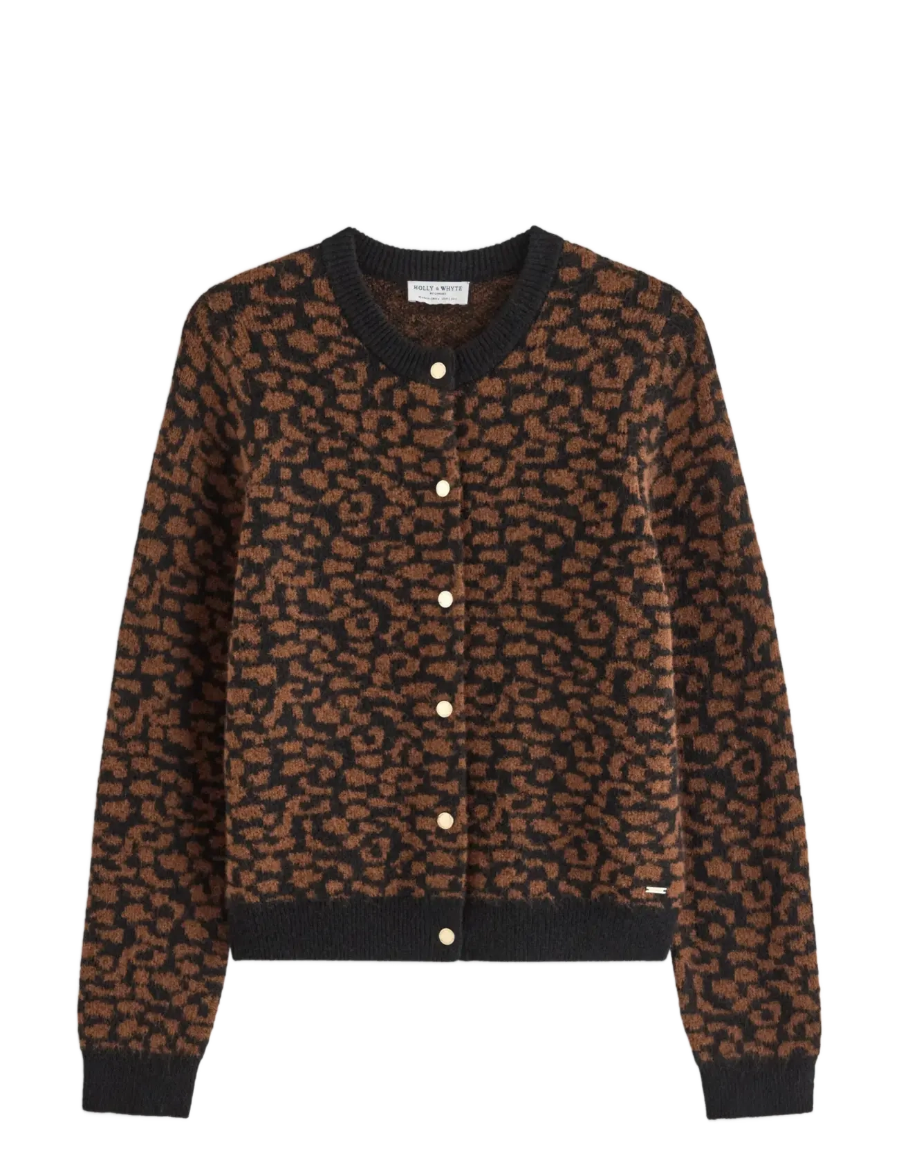 Lindex Knitted cardigan - Strickjacken - BROWN / brown