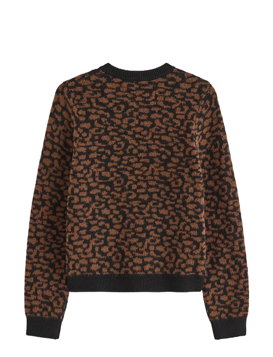 Lindex - Knitted cardigan - brown - 2