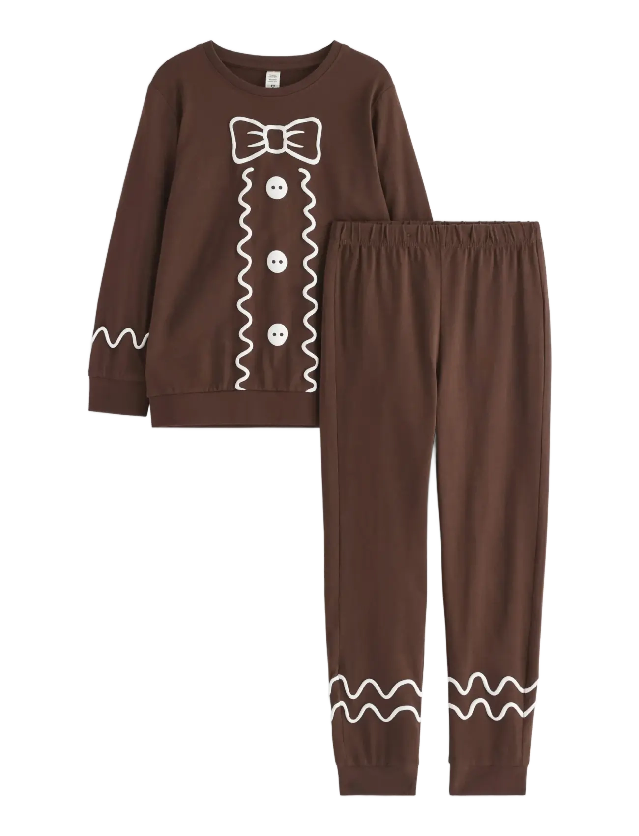 Lindex Pyjama set - Pyjamas - DARK BROWN / brown
