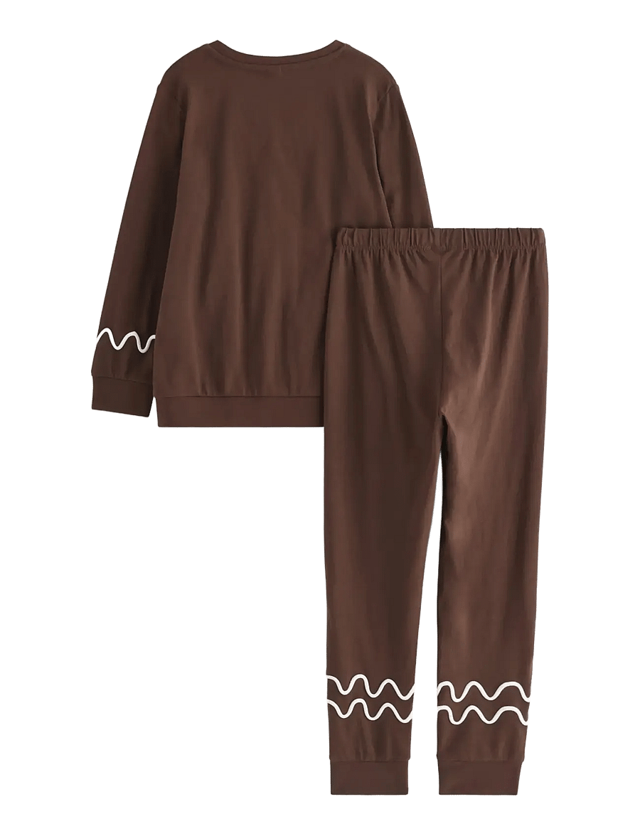Lindex - Pyjama set - pyjamassæt - dark brown - 2