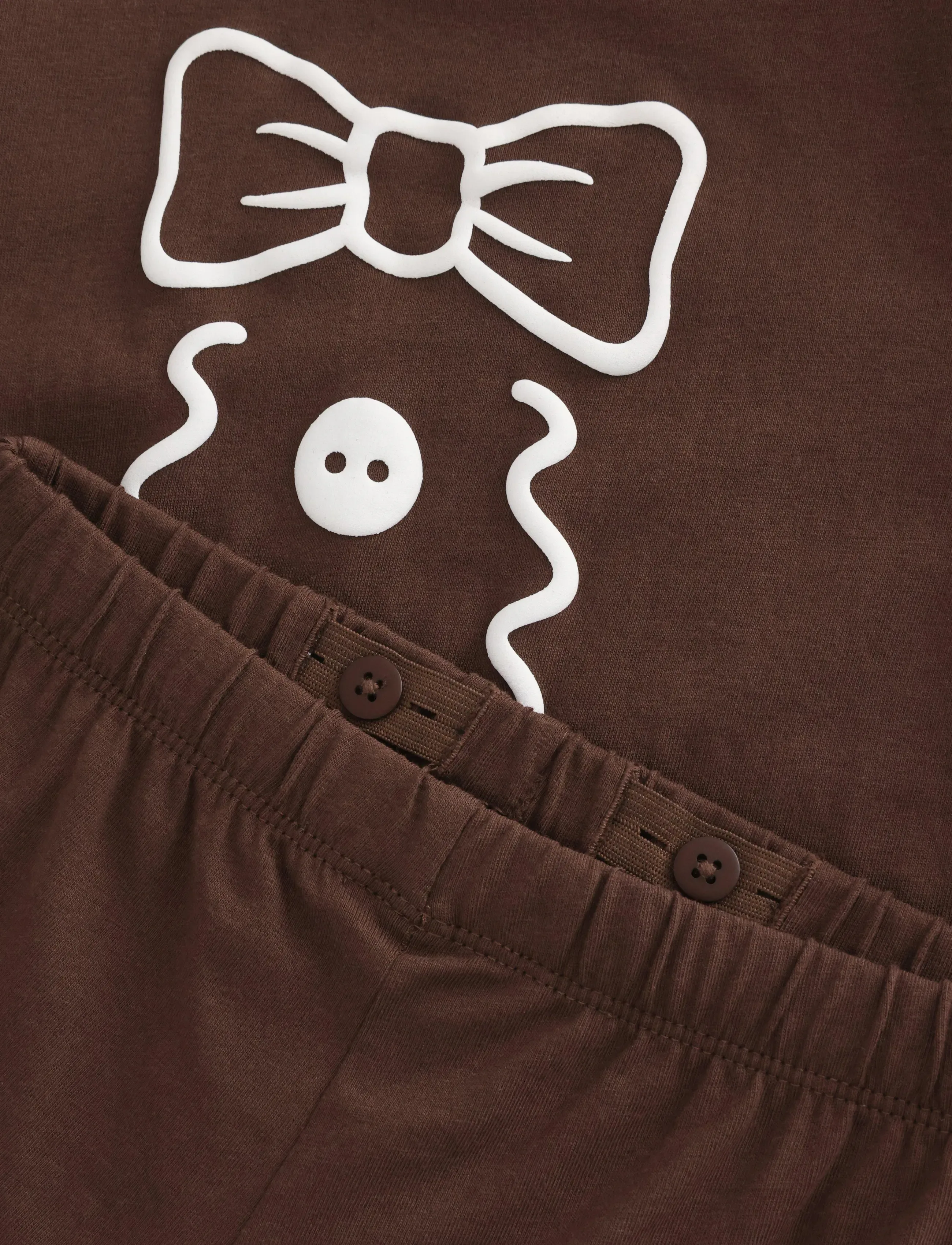 Lindex - Pyjama set - pyjamassæt - dark brown - 5