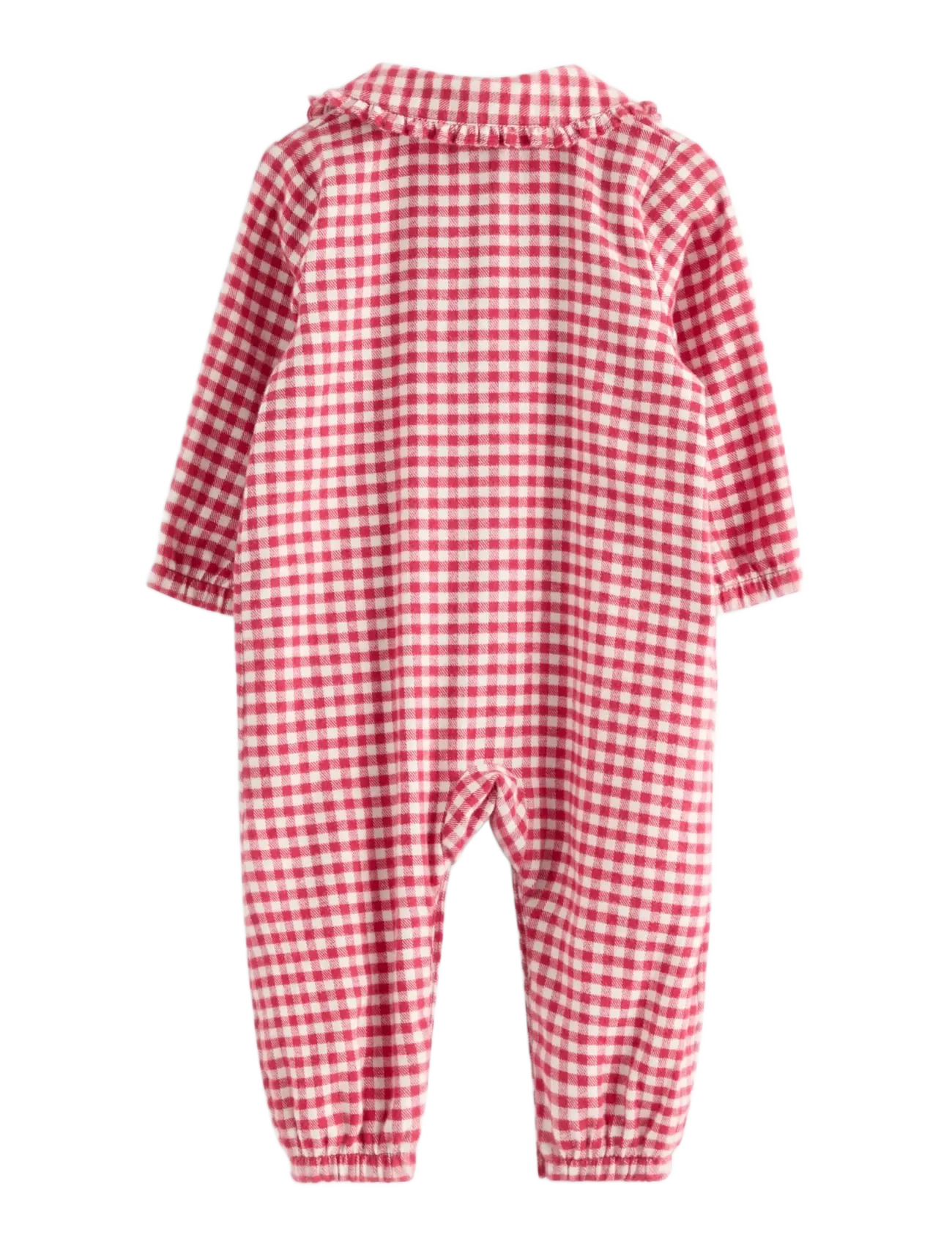 Lindex - Pyjamas in flannel - schlafoveralls - red - 1