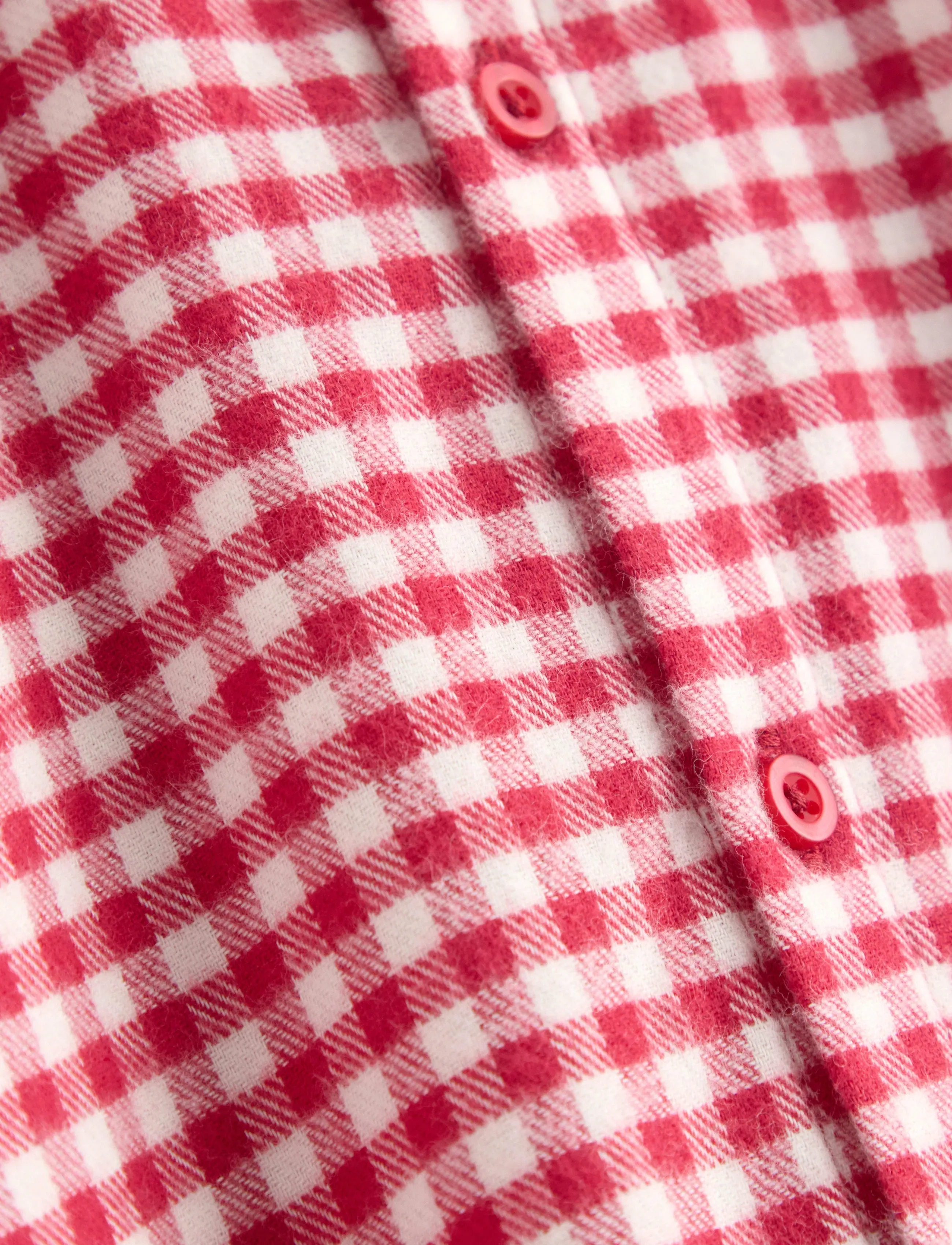 Lindex - Pyjamas in flannel - schlafoveralls - red - 2