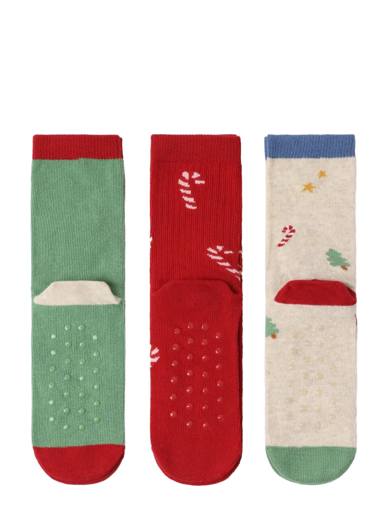 Lindex - 3-pack socks - strümpfe - dark red - 1